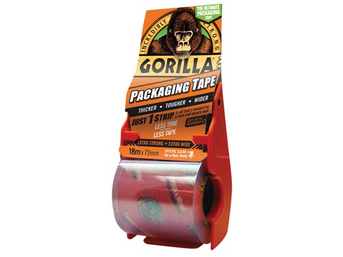 Gorilla Glue 3044801 Gorilla Packaging Tape 72mm x 18m Dispenser