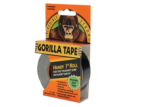Gorilla Glue 3044401 Gorilla Tape® Handy Roll 25mm x 9m Black