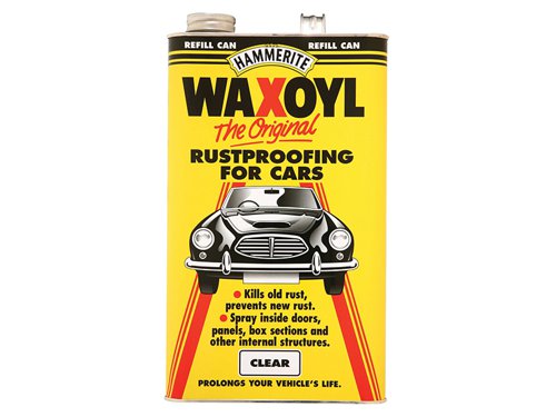 Hammerite 5092941 Waxoyl Refill Can Clear 5 Litre