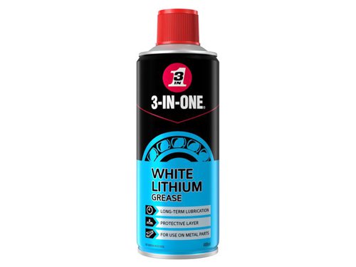 3-IN-ONE® 44620/03 3-IN-ONE White Lithium Spray Grease 400ml