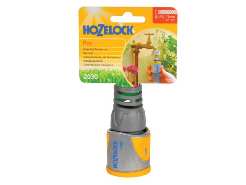 Hozelock 100-000-473 / 2030P0000 2030 Pro Metal Hose Connector 12.5-15mm (1/2-5/8in)