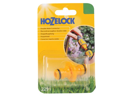 Hozelock 100-000-747 / 2291P9000 2291 Double Male Connector 12.5mm (1/2in)