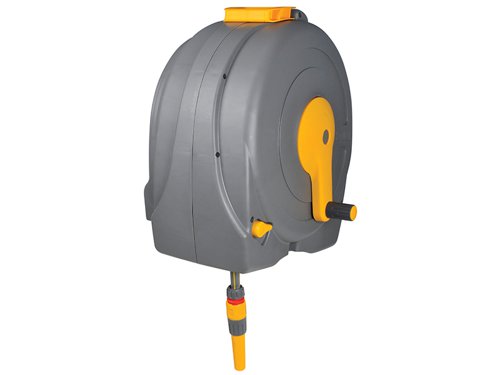 Hozelock 100-001-093 / 2496R0000 2496 Wall Mounted 40m Fast Reel + 40m of 12.5mm Hose