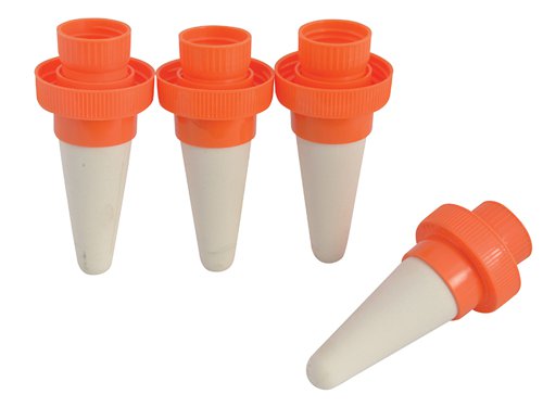 Hozelock 100-001-310 / 2715 8000 2715 Orange Aquasolo Watering Cone for Small 10in Pots (Pack 4)