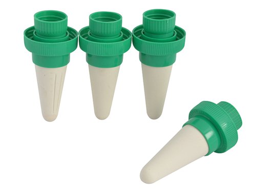Hozelock 100-001-315 / 2717 8000 2717 Green Aquasolo Watering Cone for Medium 16in Pots (Pack 4)