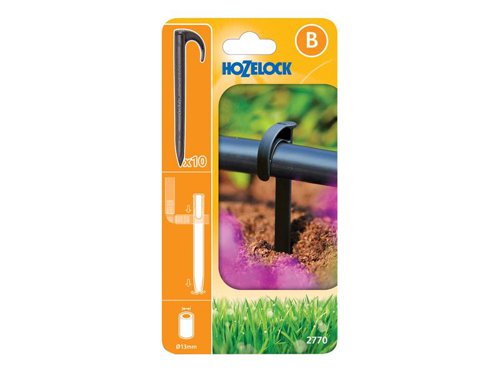 Hozelock 100-001-338 / 2770 0010 2770 Tube Stake 13mm (Pack 10)
