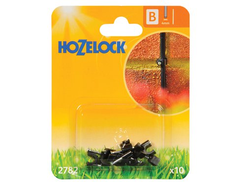 Hozelock 100-001-362 / 2782P0000 2782 Wall Clip 4mm (Pack 10)