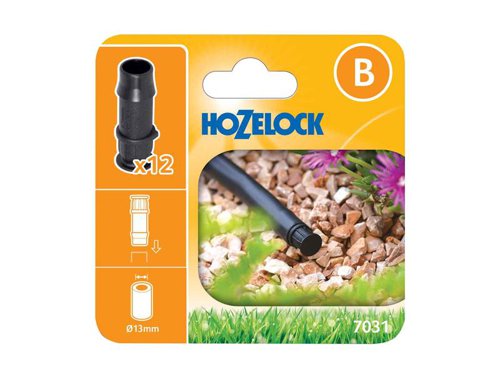 Hozelock 100-002-002 / 7031 0012 7031 End Plug 13mm (Pack 12)