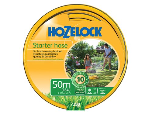 Hozelock 100-002-053 / 7250P0000 7250 Starter Hose 50m 12.5mm (1/2in) Diameter