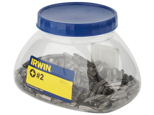 IRWIN® 10504383 Sweetie Jar Pozidriv PZ2 Bits (Pack 250)