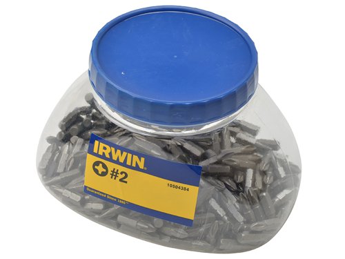 IRWIN® 10504384 Grabit Jar Screwdriver Bits PH2 (Pack 250)
