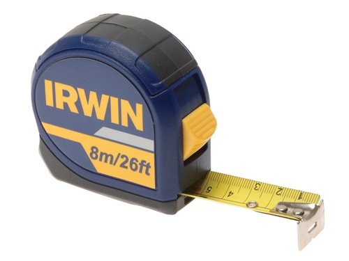 IRWIN® 10507789 Standard Pocket Tape 8m/26ft (Width 25mm) Carded