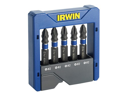 IRWIN® 1923434 Phillips Impact Screwdriver Pocket Bit Set, 5 Piece