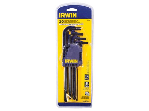 IRWIN® T10756 T10756 Long Arm Hex Key Set, 10 Piece (1.5-10mm)
