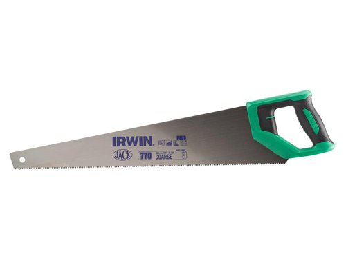 IRWIN Jack 10505211 770UHP Coarse Hardpoint Handsaw Soft Grip 550mm (22in) 7 TPI