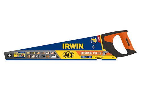 IRWIN Jack 1897525 880 UN Universal Hand Saw 550mm (22in) Coated 8 TPI