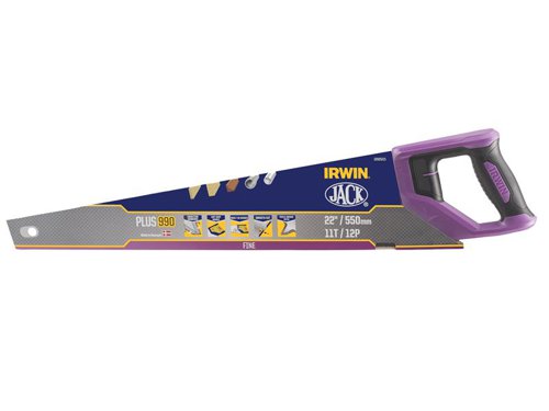 IRWIN Jack 10505215 990UHP Fine Handsaw Soft Grip 550mm (22in) 9 TPI