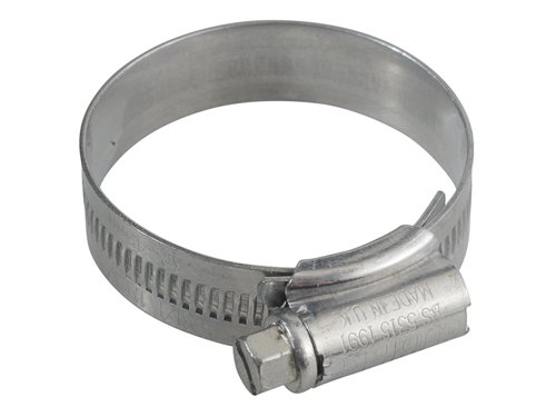 Jubilee® 1MMS 1M Zinc Protected Hose Clip 32 - 45mm (1.1/4 - 1.3/4in)