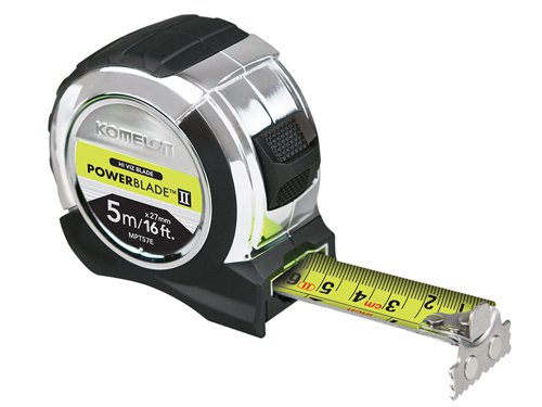 Komelon MPT57E PowerBlade™ II Pocket Tape 5m/16ft (Width 27mm)