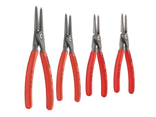 Knipex 00 19 57 Precision Circlip Pliers Set in Roll, 4 Piece