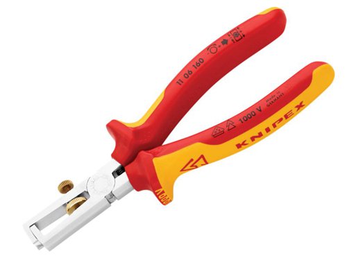 Knipex 11 06 160 SB VDE Insulation Strippers 160mm