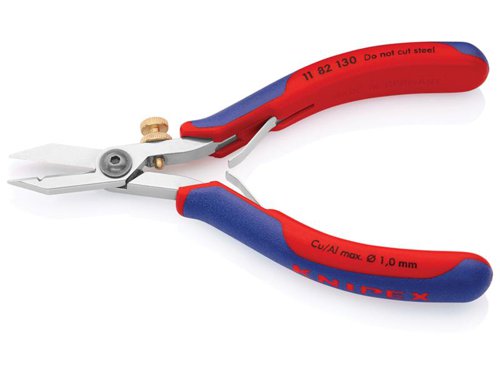 Knipex 11-82-130 Electronic Wire Stripping Shears 130mm