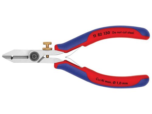 Knipex 11-82-130 Electronic Wire Stripping Shears 130mm