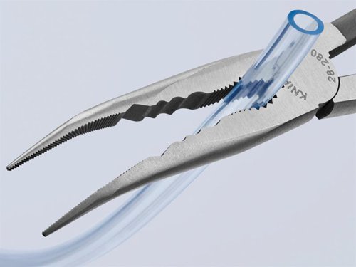Knipex 28 81 280 SB Long Reach Bent Needle Nose Pliers 280mm