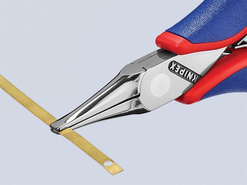 Knipex 35 12 115 SB Flat Jaw Electronics Pliers Multi-Component Grip 115mm