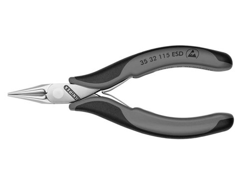 Knipex 35 32 115 ESD ESD Electronics Round Nose Pliers 115mm