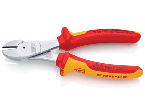 Knipex 74 06 180 SB VDE High Leverage Diagonal Cutter 180mm