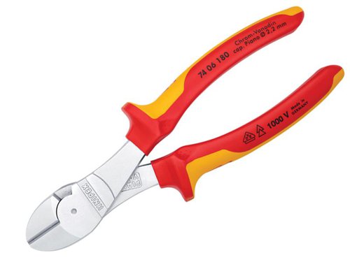 Knipex 74 06 180 SB VDE High Leverage Diagonal Cutter 180mm