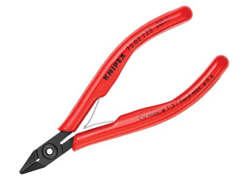 Knipex 75 02 125 SB Electronics Diagonal Cutter PVC Grip 125mm