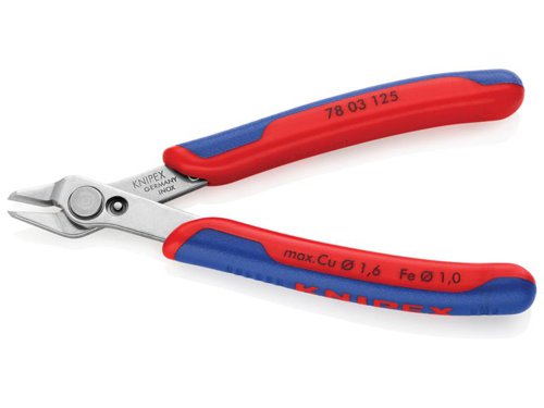 Knipex 78 03 125 SB Electronic Super Knips® Multi-Component Grip 125mm