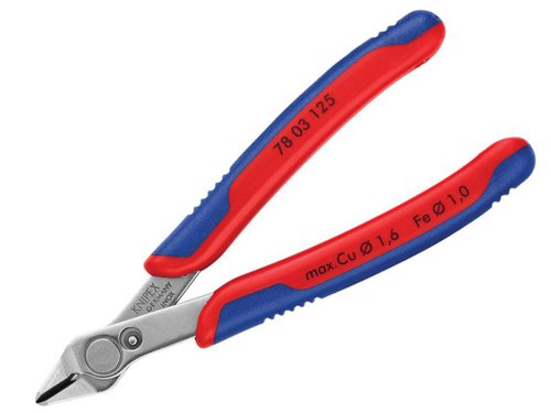 Knipex 78 03 125 SB Electronic Super Knips® Multi-Component Grip 125mm