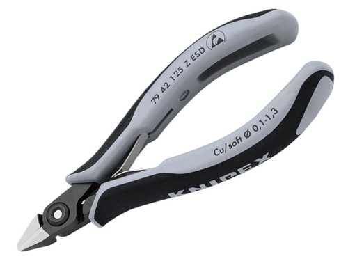 Knipex 79 42 125 Z ESD ESD Precision Electronics Side Cutters 125mm