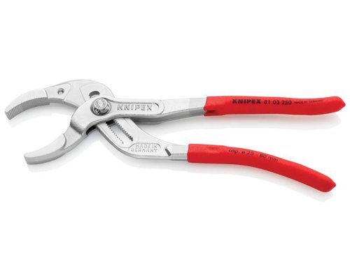 Knipex 81 03 250 SB Plastic Pipe Grip Pliers Chrome 250mm