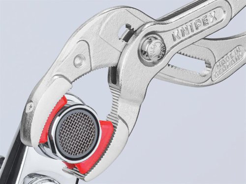 Knipex 81 13 250 SB Plastic Pipe Grip Pliers Plastic Jaws Chrome 250mm - 75mm Capacity