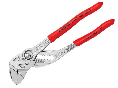 Knipex 86 03 180 SB Pliers Wrench PVC Grip 180mm