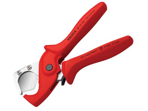 Knipex 90 20 185 SB Plastic Conduit Pipe / Hose Cutter 25mm Diameter