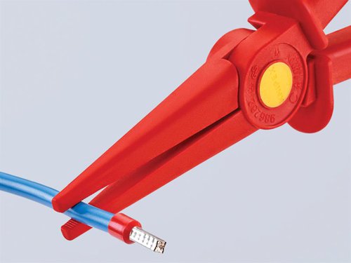 Knipex 98 62 02 Long Nose Plastic Insulated Pliers 220mm