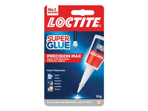 Loctite 2633422 Super Glue Liquid, Precision Max Bottle 10g