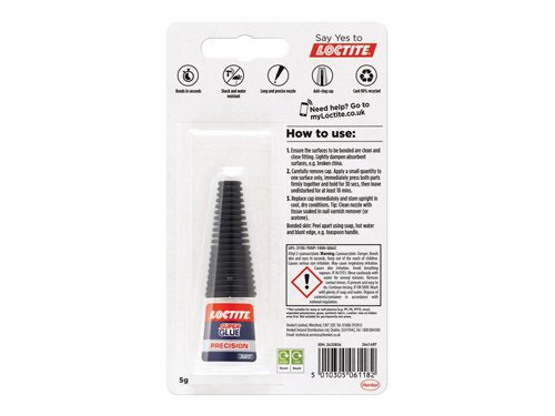 Loctite 2632836 Super Glue Liquid, Precision Bottle 5g