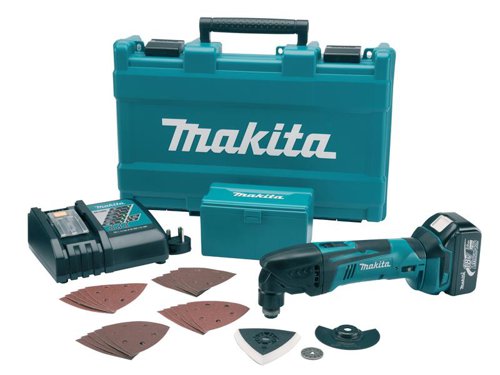 Makita DTM50RT1J DTM50RT1J LXT Multi-Tool & Accessory Kit 18V 1 x 5.0Ah Li-ion