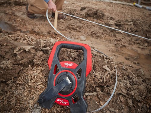 Milwaukee Hand Tools 48225203 Long Open Tape 30m/100ft (Width 13mm)