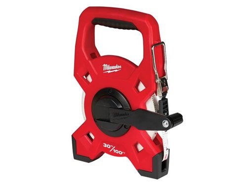 Milwaukee Hand Tools 48225330 Fibreglass Open Long Tape 30m/100ft (Width 13mm)