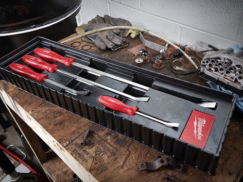 Milwaukee Hand Tools 48229214 Pry Bar Set 4 Piece