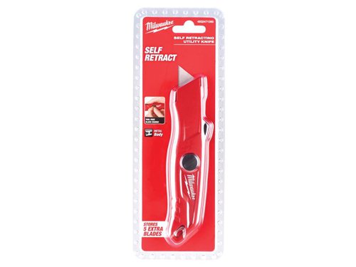Milwaukee Hand Tools 4932471360 Self-Retracting Safety Knife