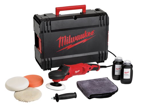 Milwaukee Power Tools 4933442355 AP 14-2 200ESET Polisher Set 200mm 1450W 240V