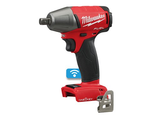 Milwaukee Power Tools 4933451152 M18 ONEIWP12-0 Fuel™ ONE-KEY™ 1/2in Pin Detent Impact Wrench 18V Bare Unit